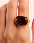 BE MADD - Bague EMPREINTE - Oeil de tigre