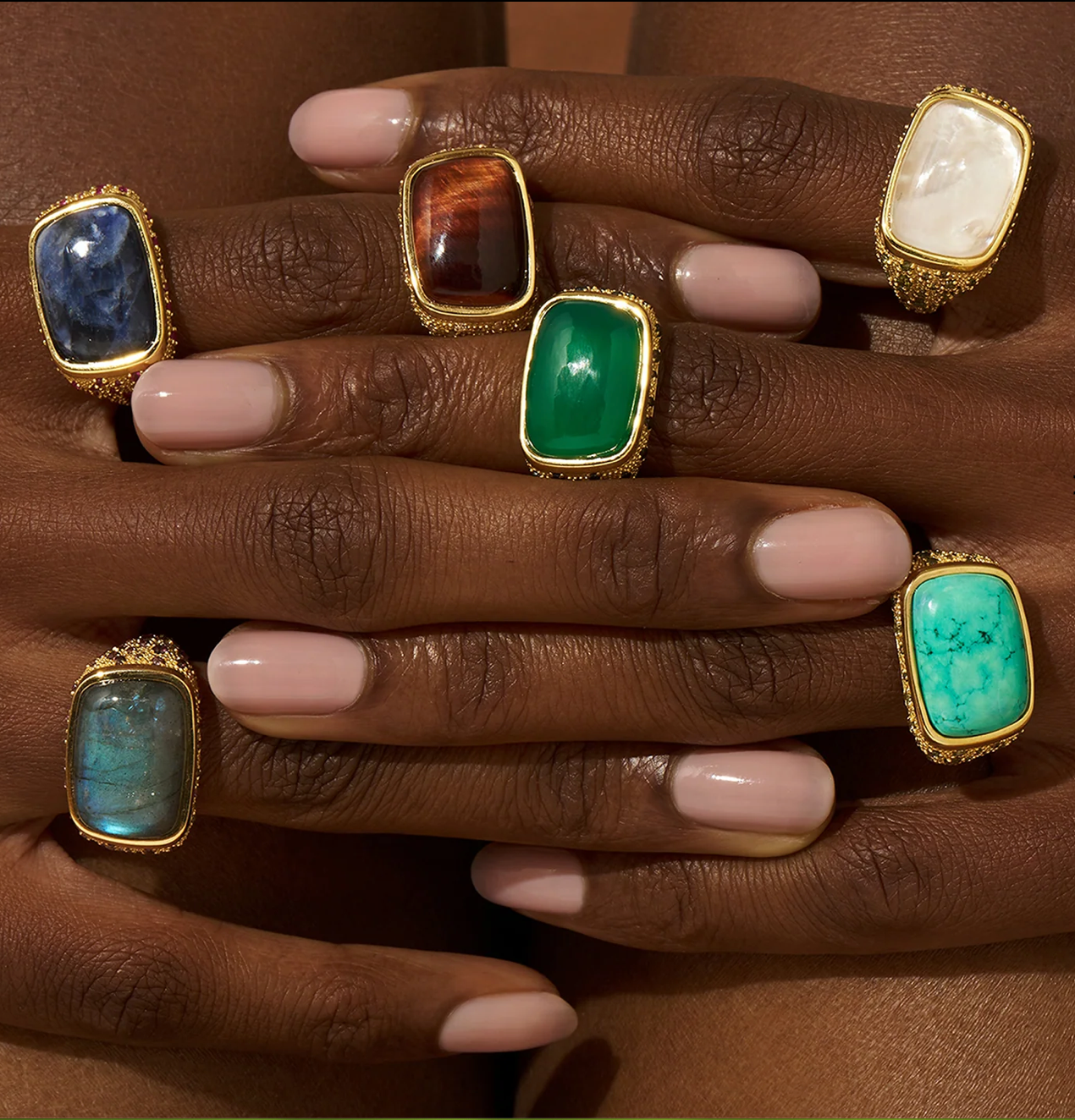 BE MADD - Bague EMPREINTE - Oeil de tigre