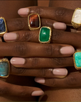 BE MADD - Bague EMPREINTE - Oeil de tigre