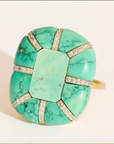 BE MAAD - Bague REEM turquoise