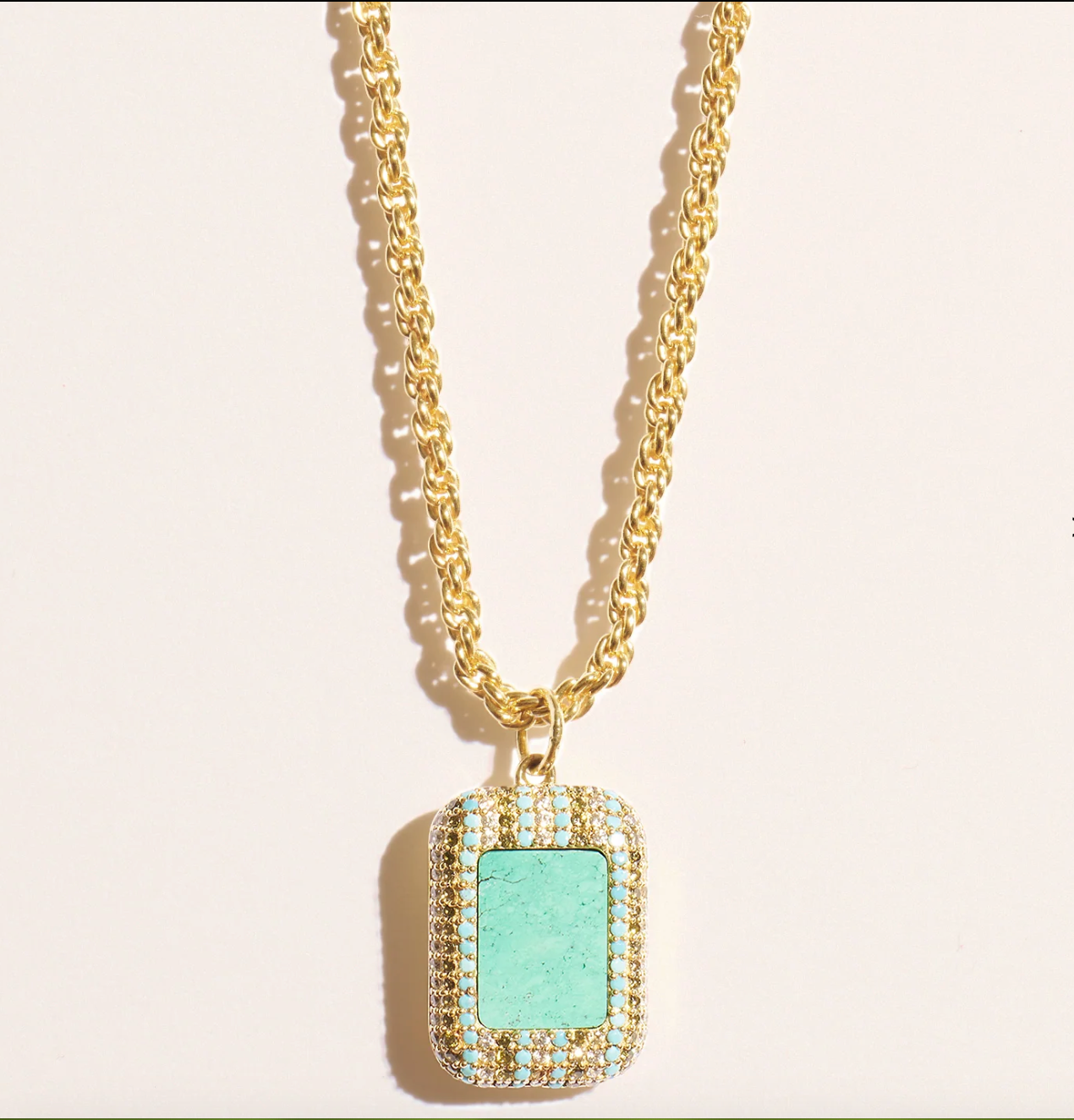 BE MAAD - Collier KARMA - Turquoise