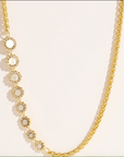 BE MAAD - Collier asymétrique RIVE D 'OR - Nacre