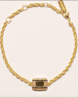 BE MAAD - Bracelet KARMA - Obsidienne dorée