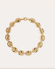 GAS BIJOUX - Collier COPHEA mini doré - Nacre blanche métal doré à l'or fin
