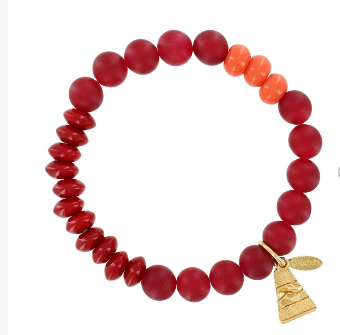 TARATATA - Bracelet GLAM ROCK - Rouge
