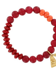 TARATATA - Bracelet GLAM ROCK - Rouge