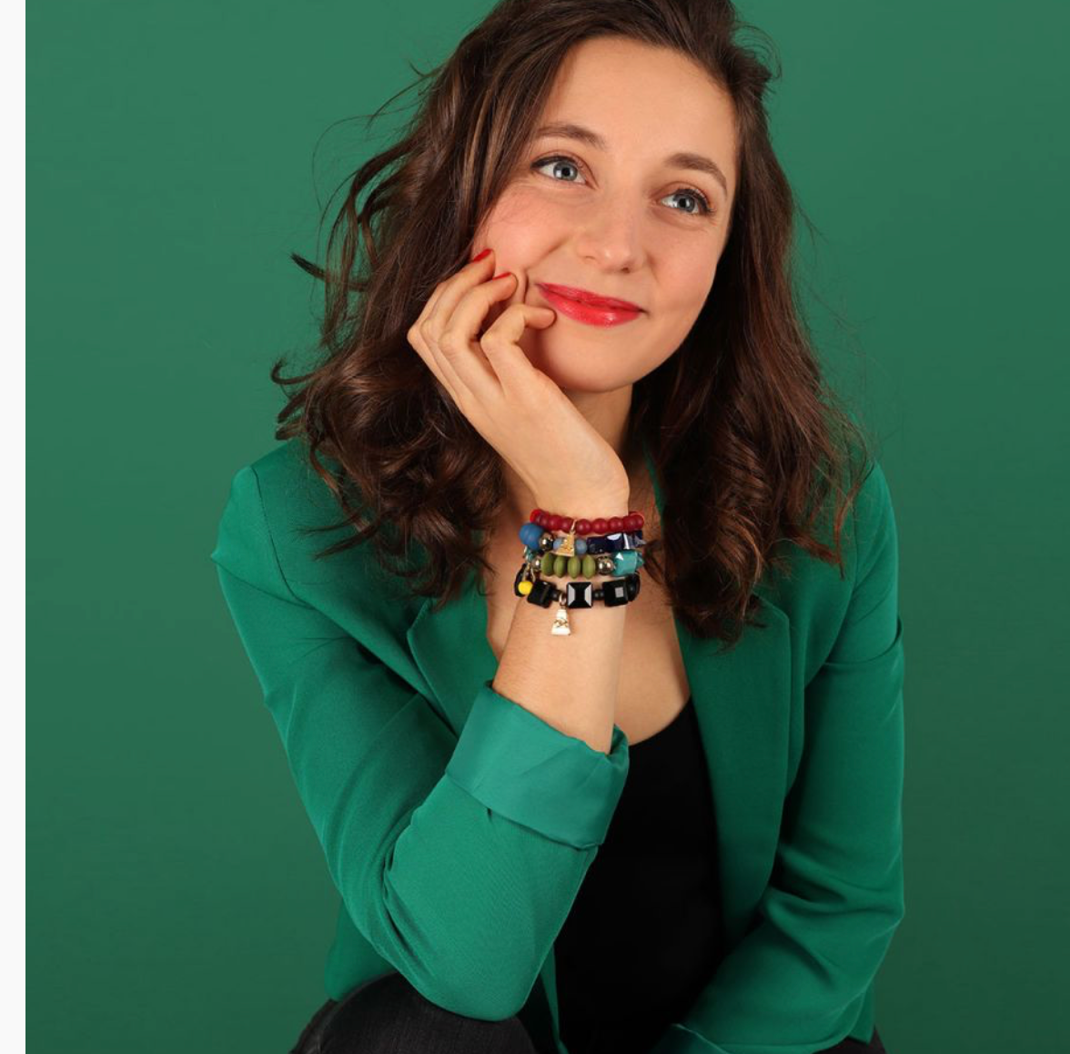 TARATATA - Bracelet GLAM ROCK - Rouge