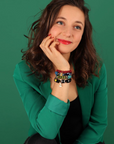 TARATATA - Bracelet GLAM ROCK - Rouge