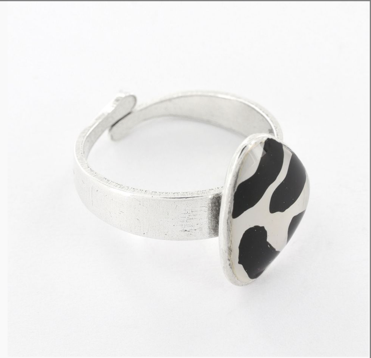 TARATATA - Bague DIVA motif vache