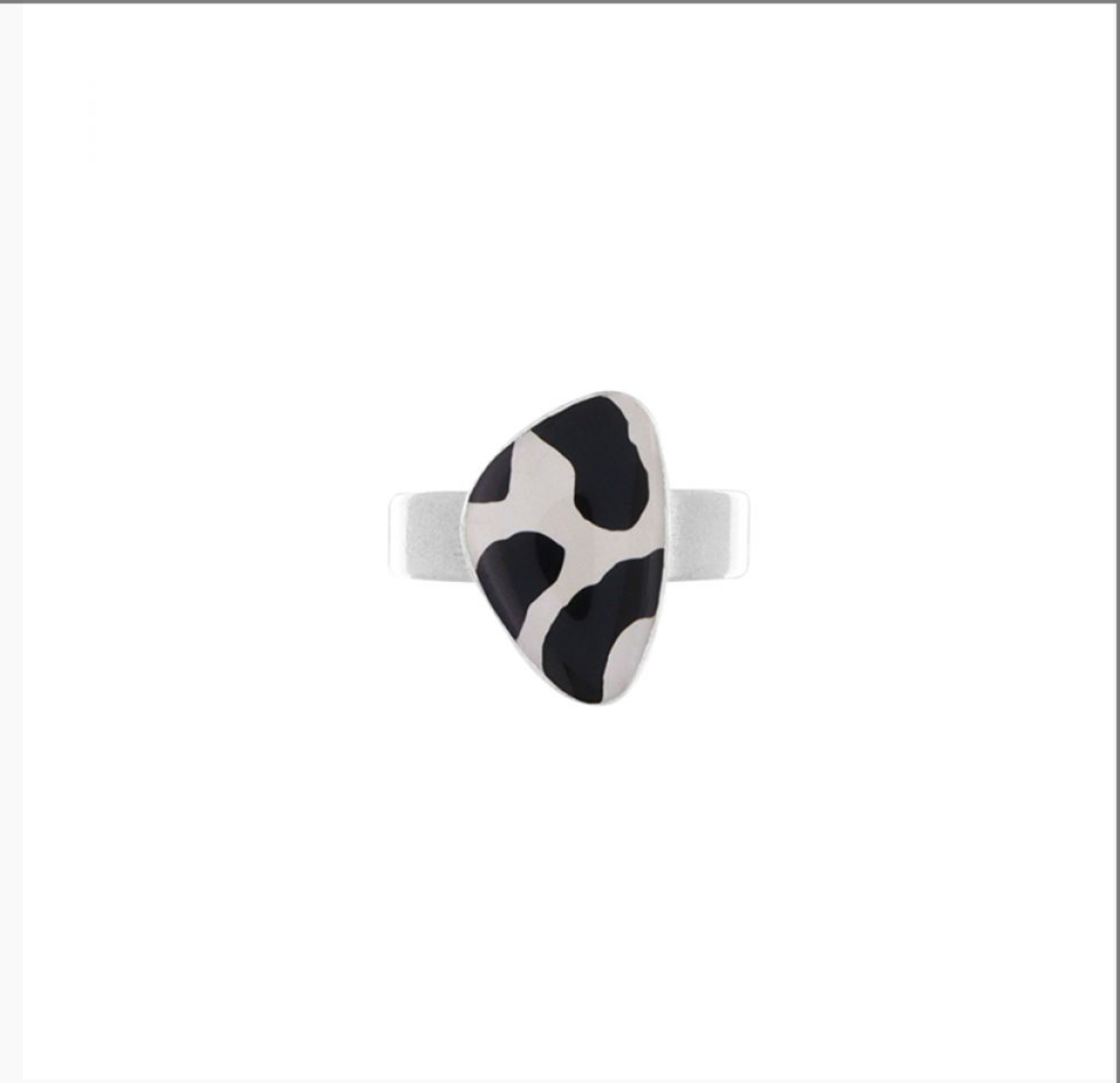 TARATATA - Bague DIVA motif vache