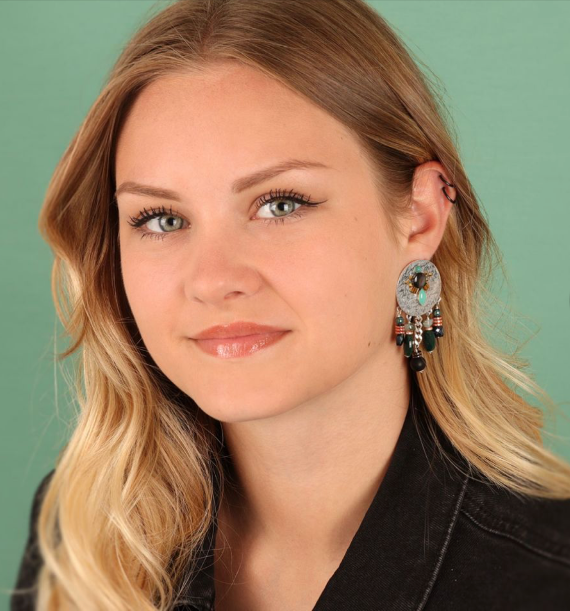 TARATATA - Boucles d'oreilles CELESTE tiges droites