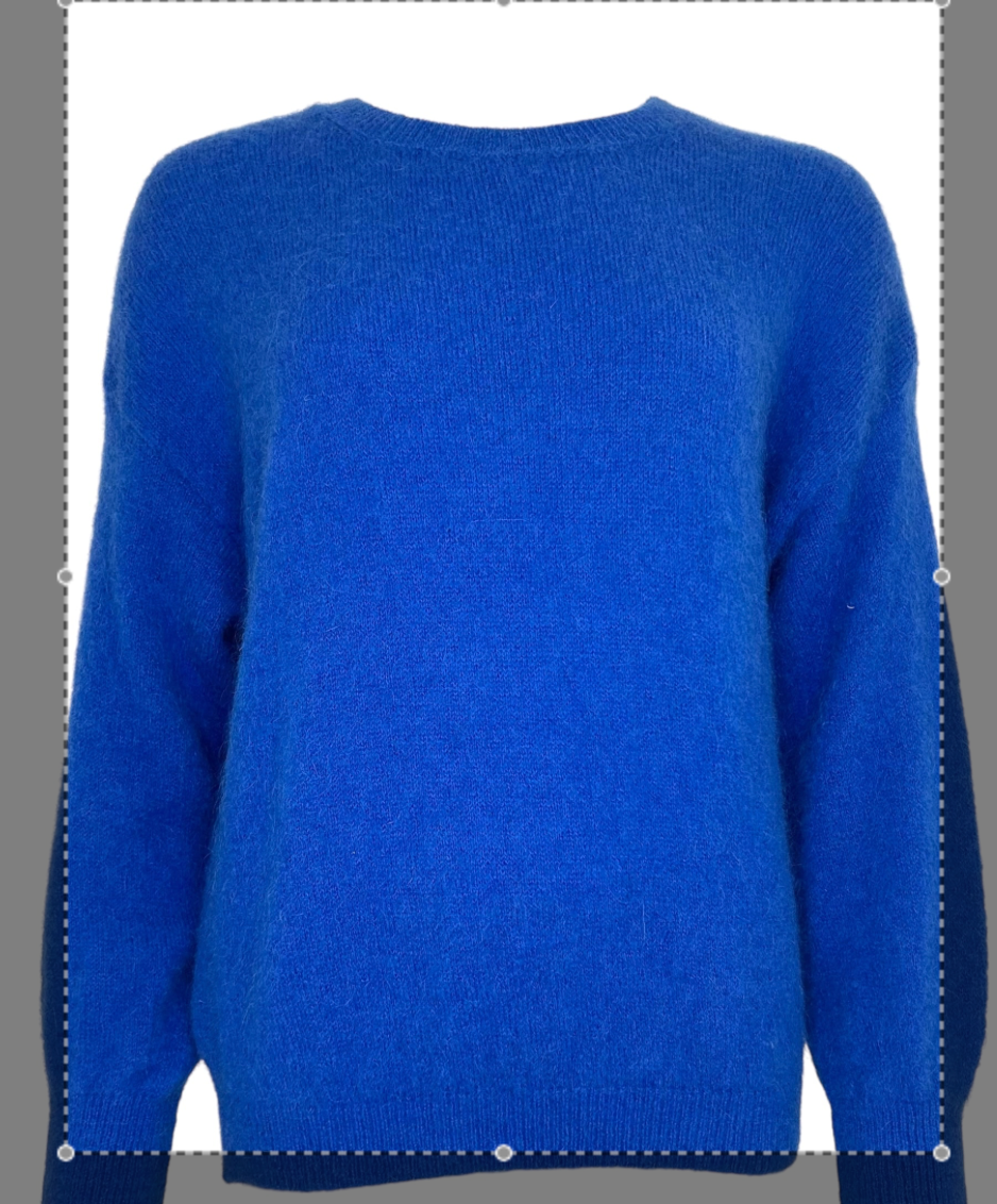 TWINS - PULL col rond - 21030 - BLEU ELECTRIQUE
