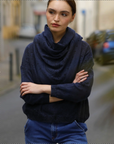 ADORE - FOULARD ELIA couleur bleu marine