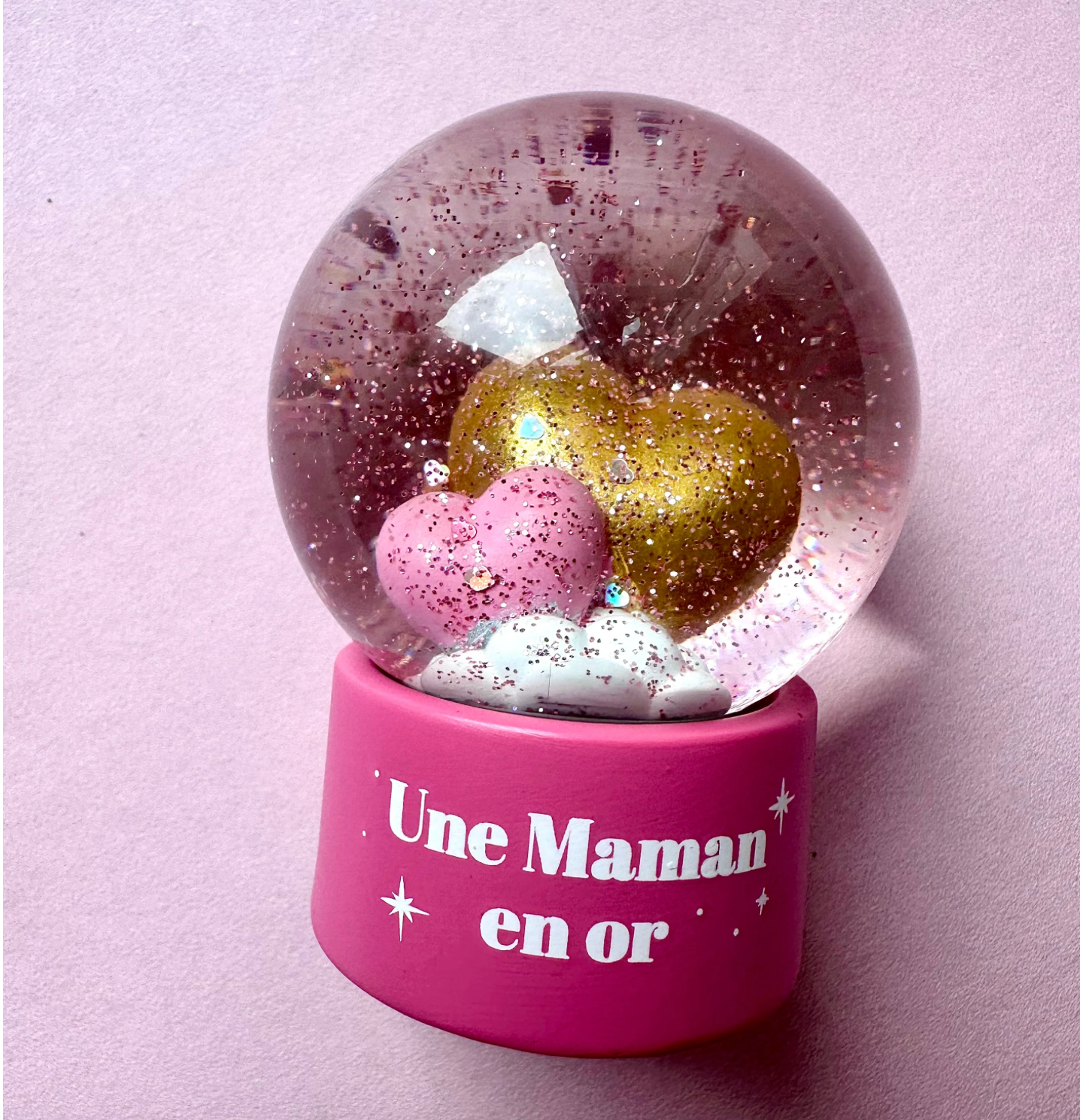 RITUEL DE LUNE - MINI BOULE A NEIGE "une maman en or" PRECOMMANDE arrive prochainement
