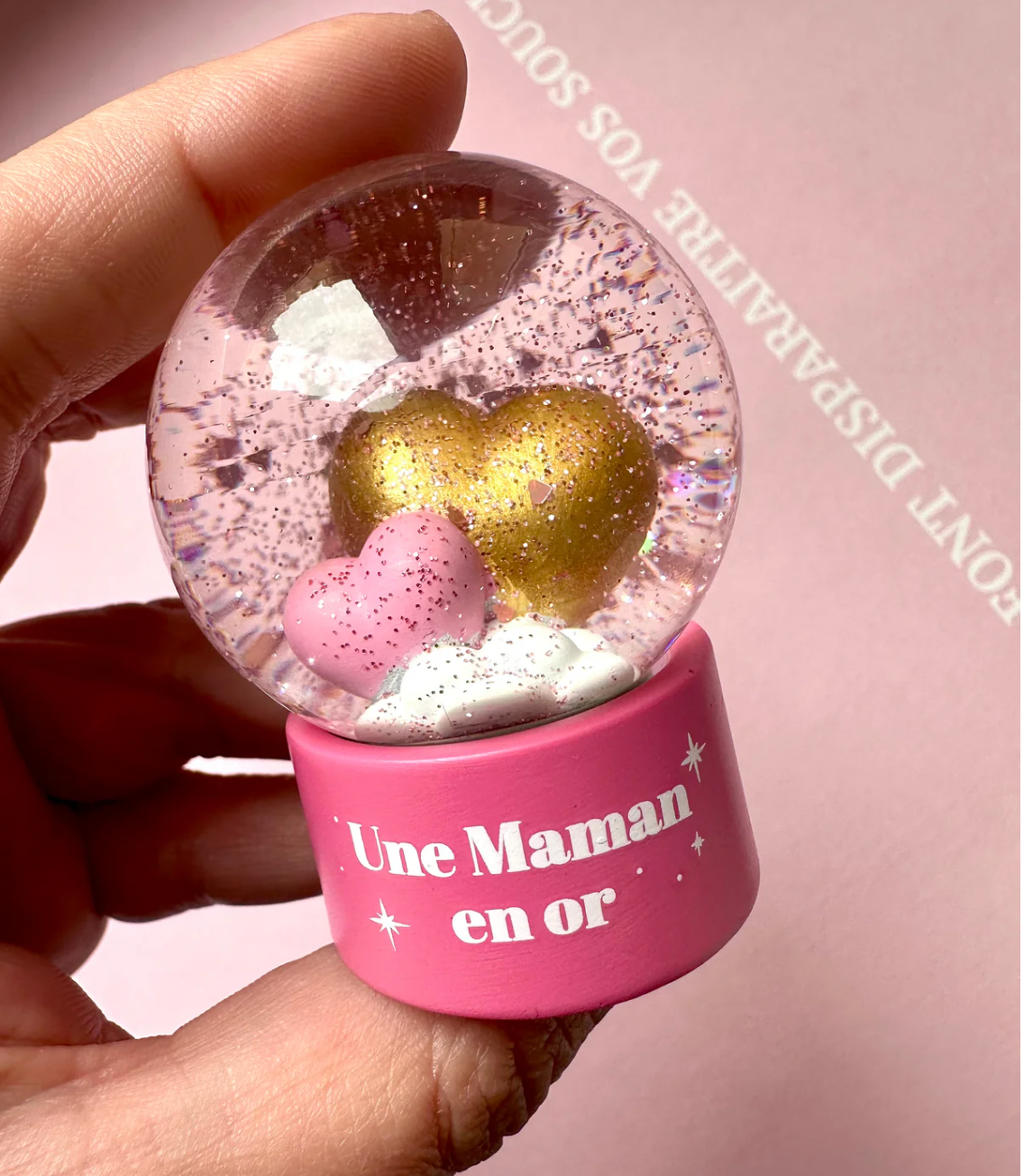RITUEL DE LUNE - MINI BOULE A NEIGE "une maman en or" PRECOMMANDE arrive prochainement