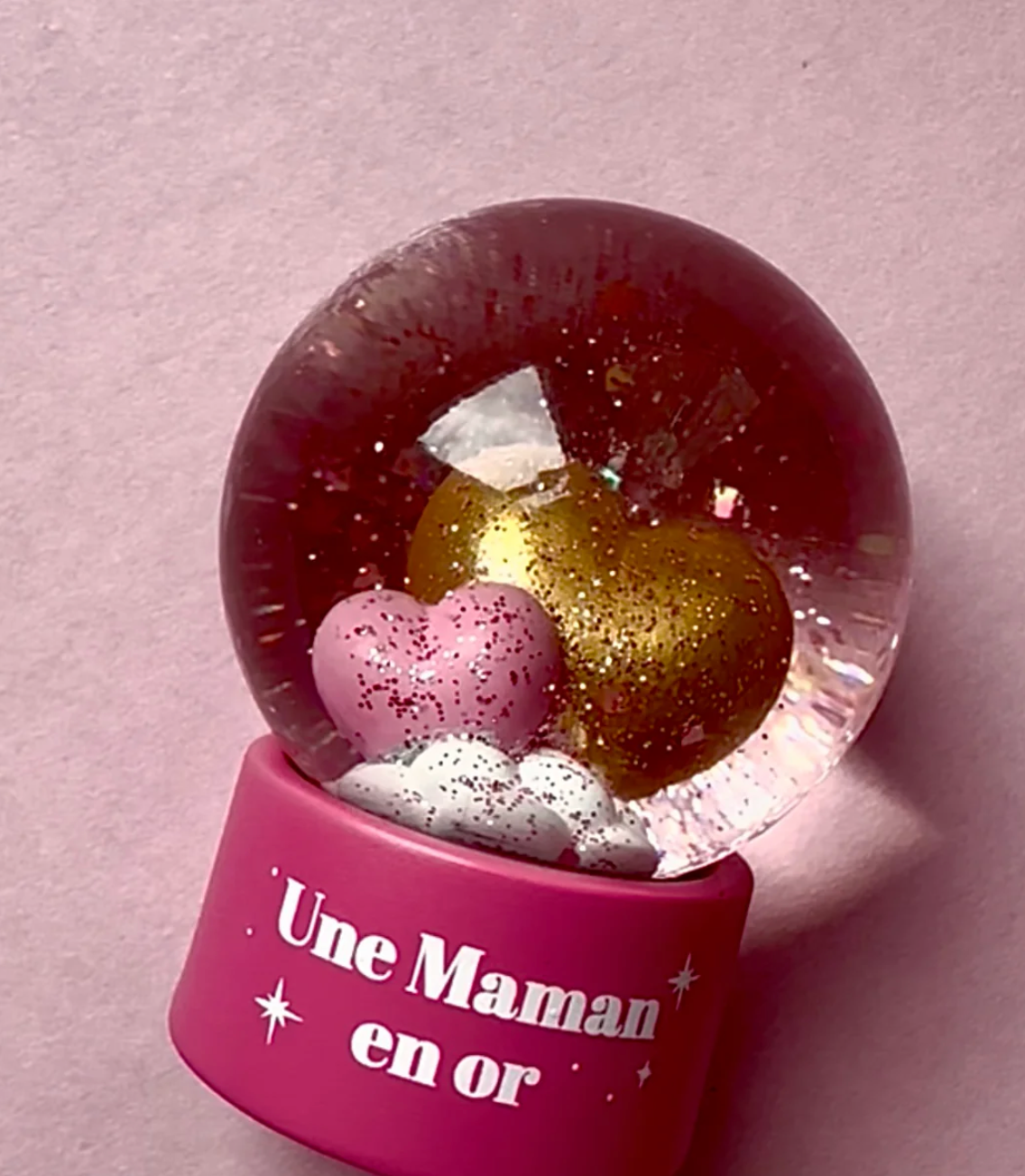RITUEL DE LUNE - MINI BOULE A NEIGE "une maman en or" PRECOMMANDE arrive prochainement