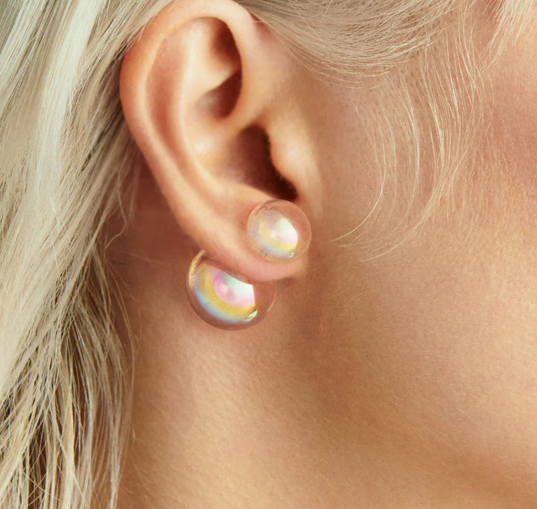 LA MOME BIJOU - MONO BOUCLE D'OREILLE "DUO"