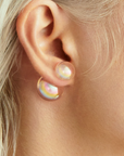LA MOME BIJOU - MONO BOUCLE D'OREILLE "DUO"