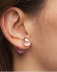 LA MOME BIJOU - MONO BOUCLE D'OREILLE "DUO"