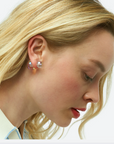 LA MOME BIJOU - MONO BOUCLE D'OREILLE "DUO"