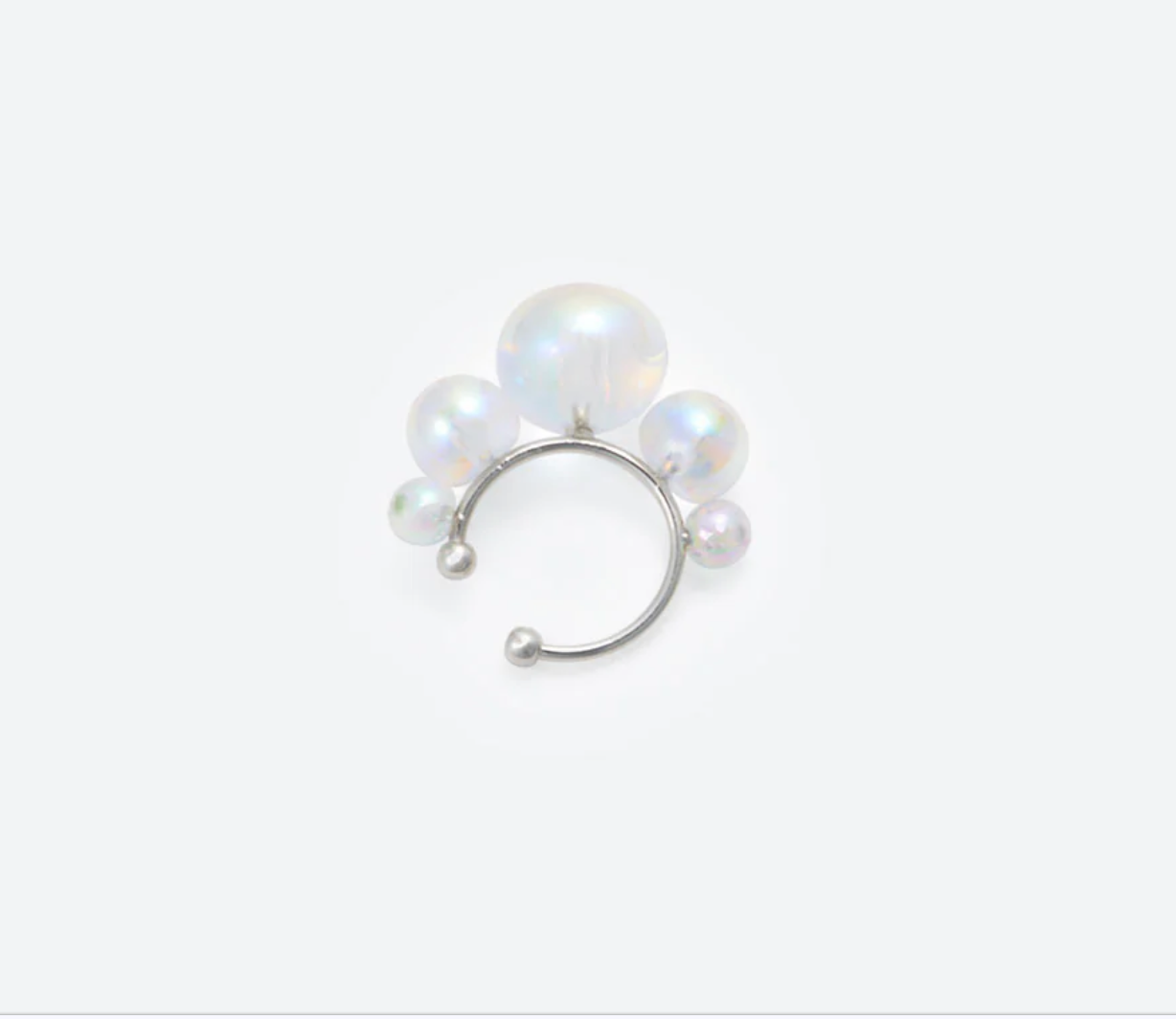LA MOME BIJOU - MONO EAR CUFF "5 perles"
