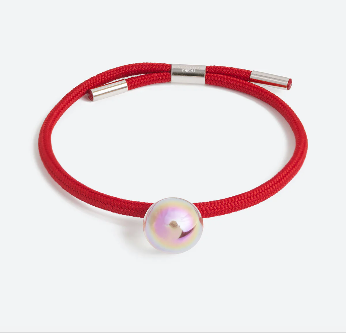 LA MOME BIJOU - BRACELET CORDON " UNE BULLE " - Taille M -