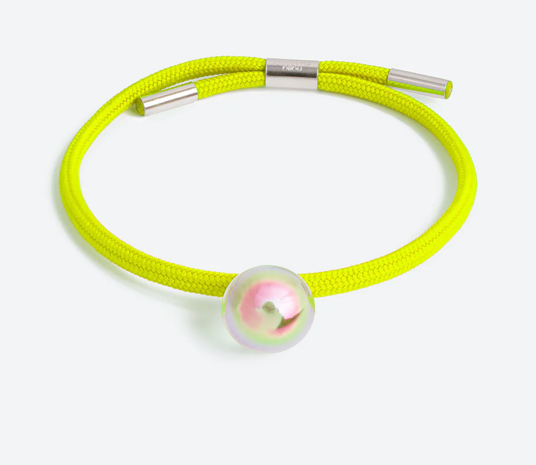 LA MOME BIJOU - BRACELET CORDON " UNE BULLE " - Taille M -