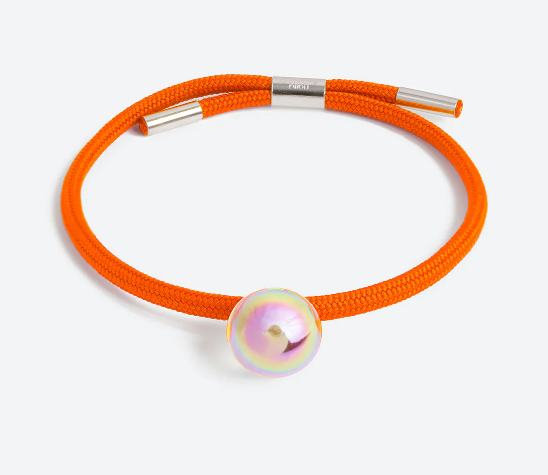 LA MOME BIJOU - BRACELET CORDON " UNE BULLE " - Taille M -