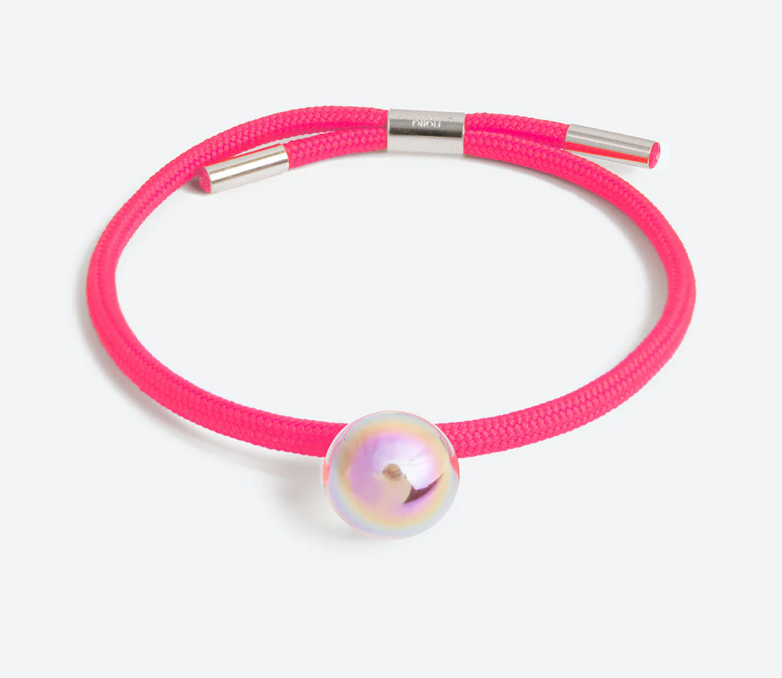 LA MOME BIJOU - BRACELET CORDON " UNE BULLE " - Taille M -