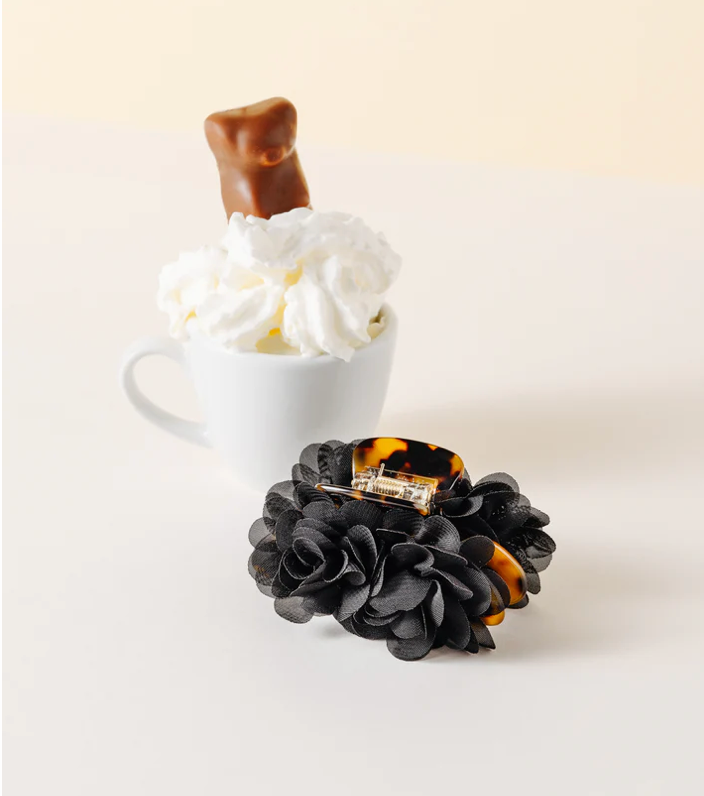 GIGI - Pince Fleur Onyx