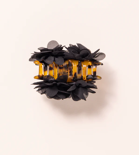 GIGI - Pince Fleur Onyx