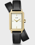 CLUSE - Fluette Watch Double Leather Black