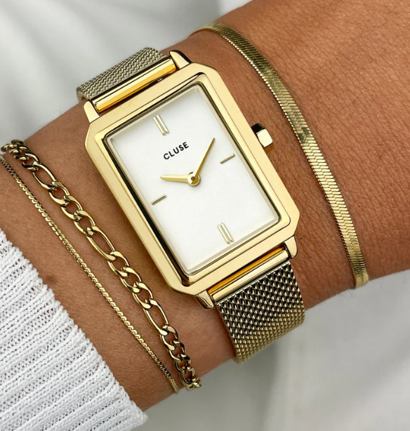 CLUSE - Fluette Watch Mesh White