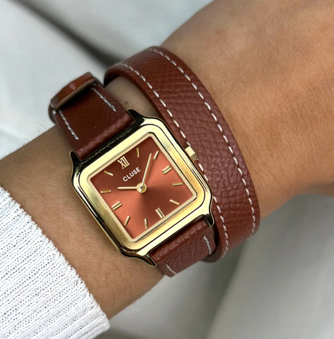 CLUSE - Gracieuse Petite Watch Double Leather