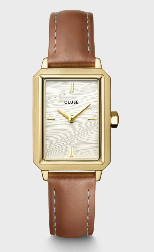 CLUSE - Fluette Watch Leather Nutshell