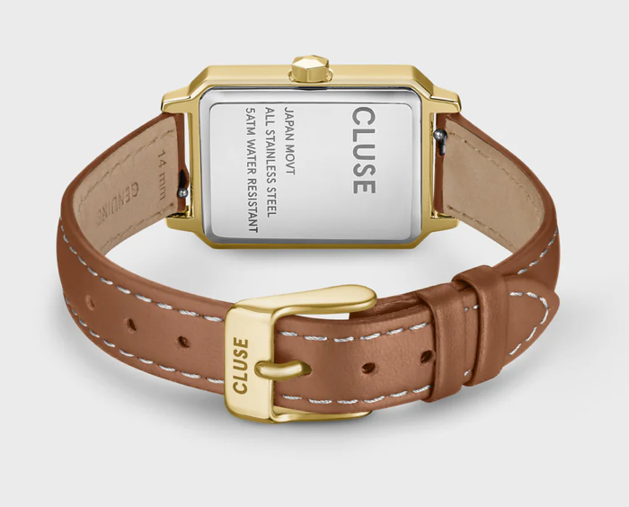 CLUSE - Fluette Watch Leather Nutshell