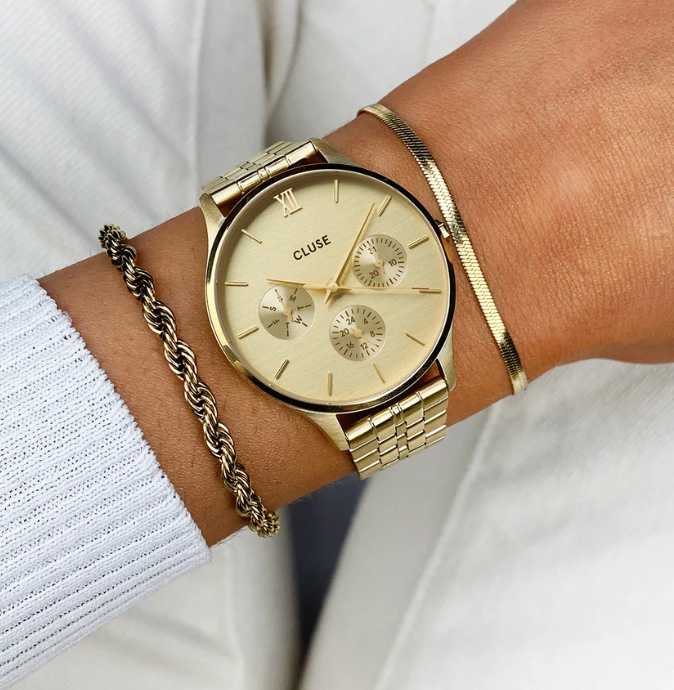 CLUSE - Minuit Multifunction Watch Steel