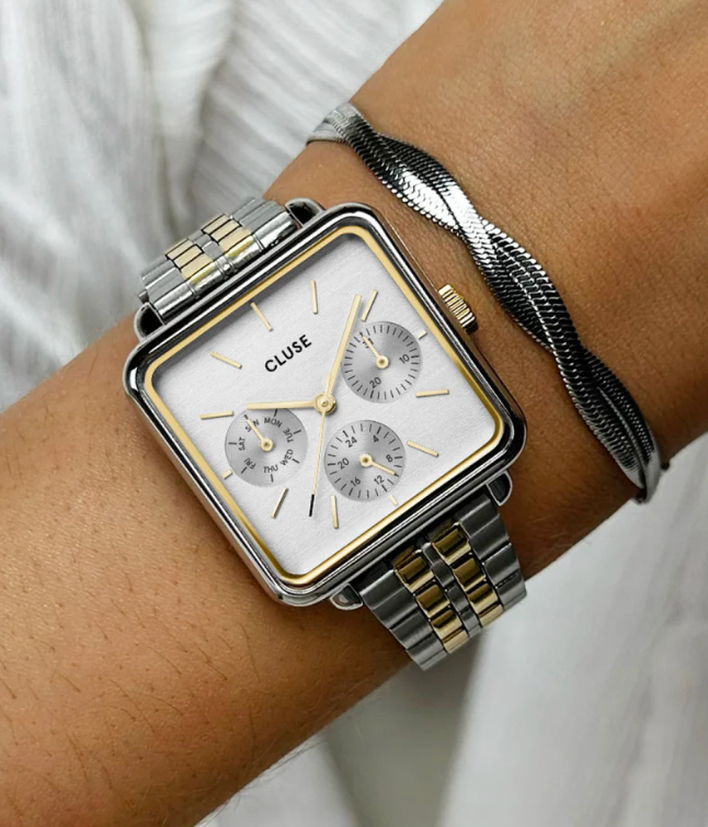 CLUSE - La Tétragone Multifunction Watch Steel