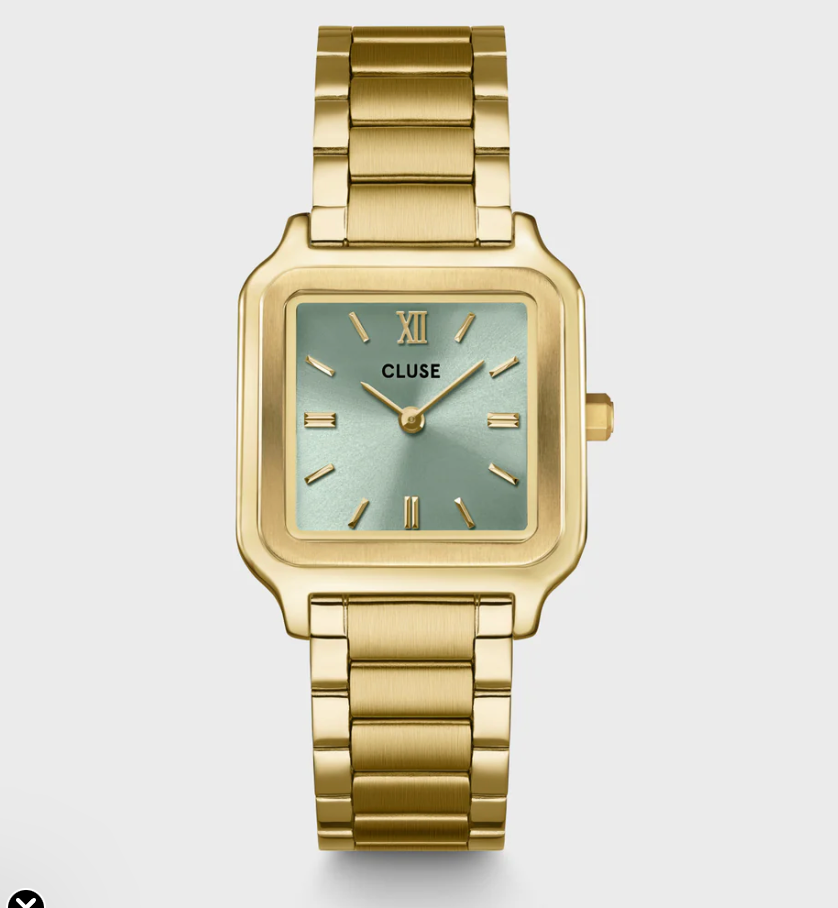 CLUSE - Gracieuse Watch Steel, Sage Green, Gold Colour