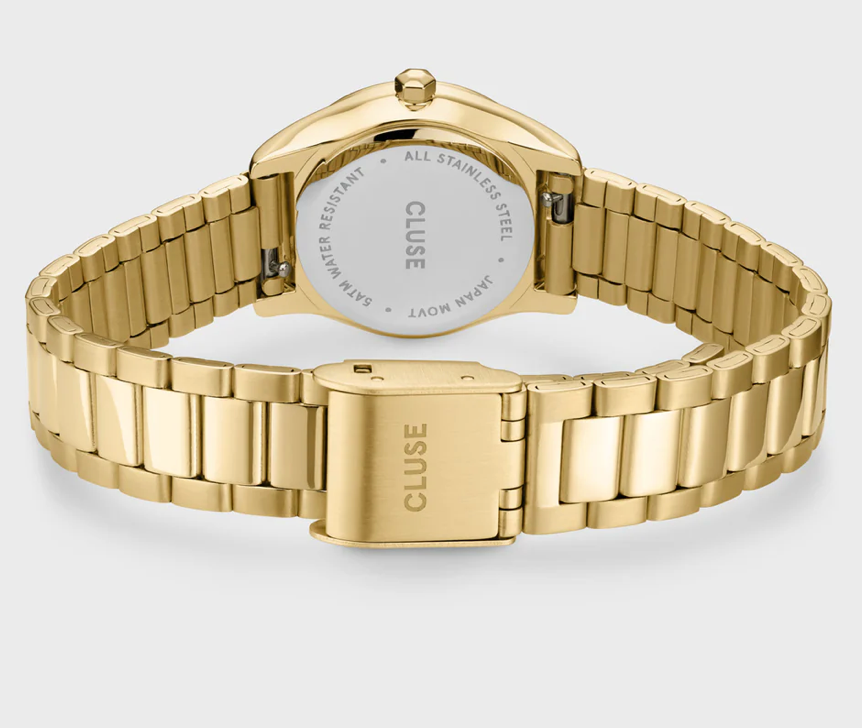CLUSE - Féroce Mini Watch Steel, Apricot Pearl, Gold Colour
