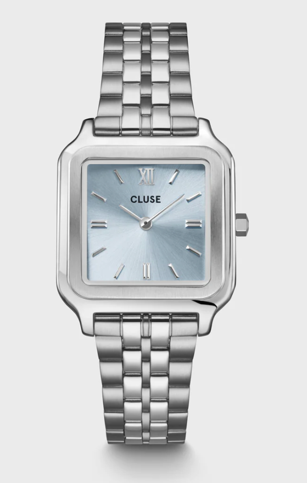 CLUSE - Gracieuse Watch Steel, Light Blue, Silver