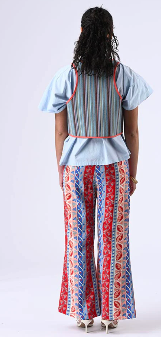 ADORE - Gilet court Victoire rayé