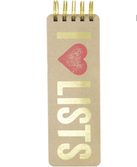ECCOLO - Bloc notes I Love Lists