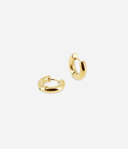 ZAG BIJOUX - Boucle d'Oreille Round Doré