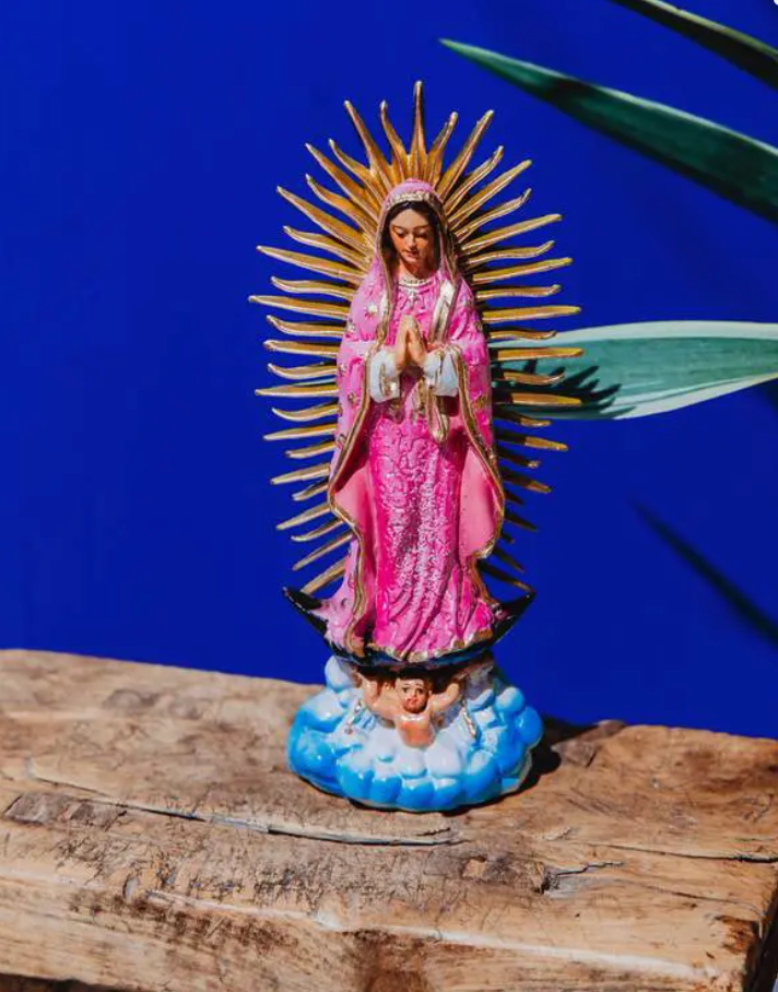 TIENDA ESQUIPULAS - Statue Vierge Rose