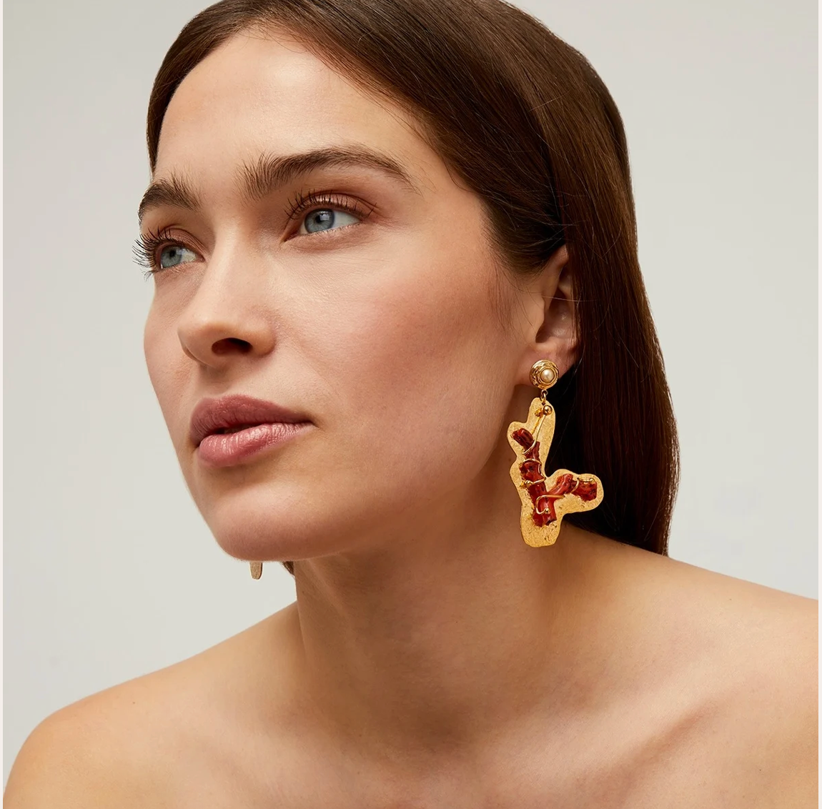 GAS BIJOUX - Boucles d'oreilles FORMENTERA dorées à l'or fin