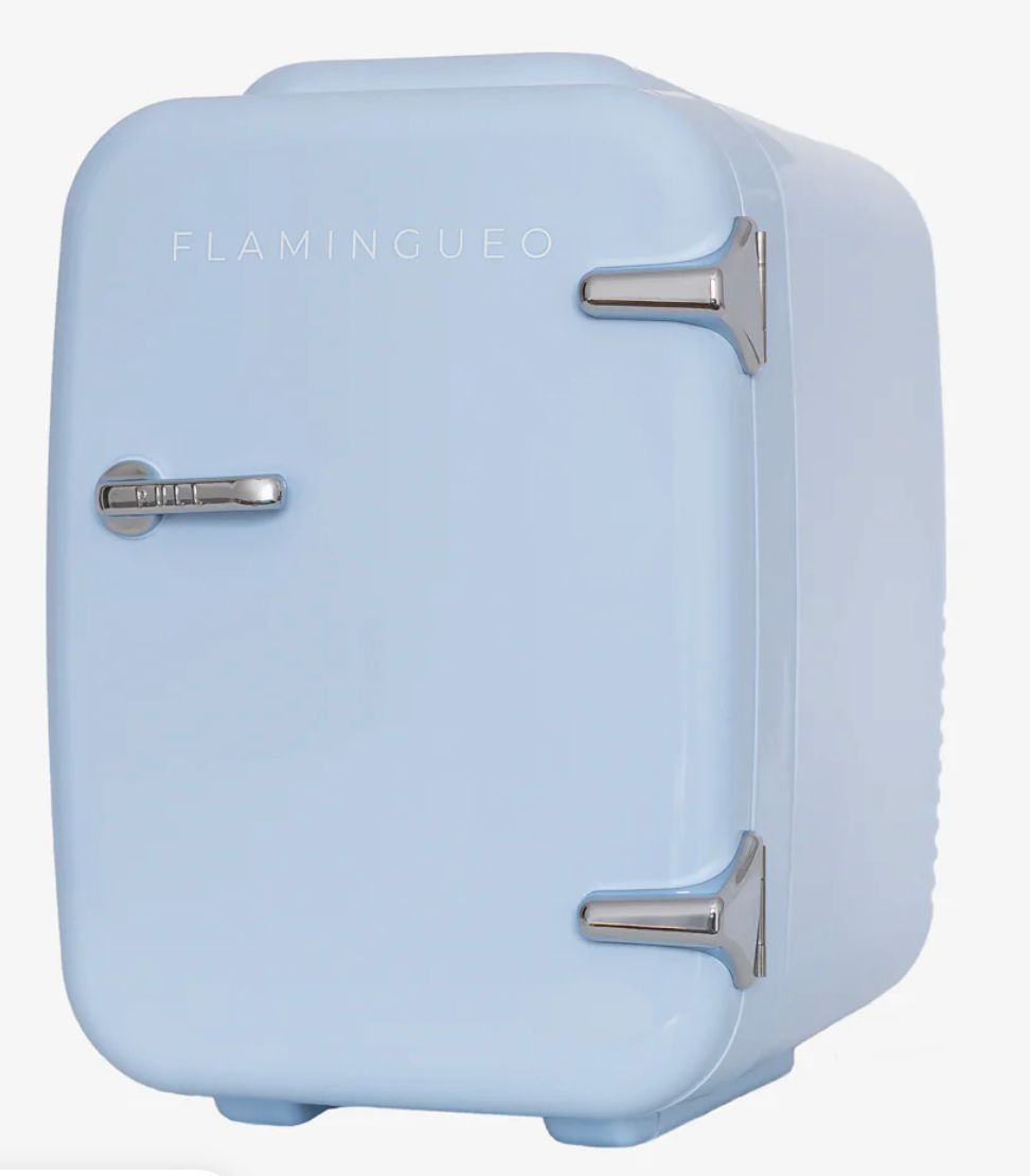FLAMINGUEO - Mini Réfrigérateur Bleu 4 litres