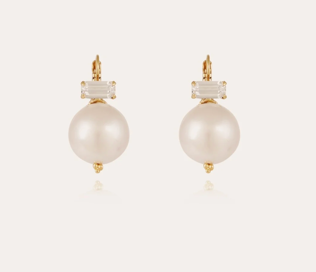 GAS BIJOUX - Boucles d'oreilles Decalcia dorées