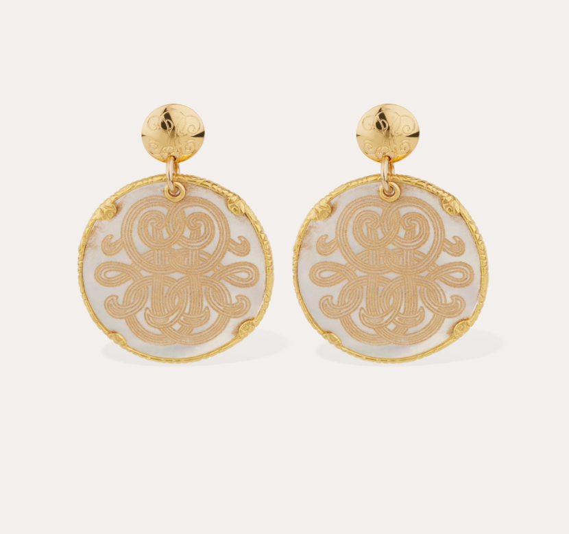 GAS BIJOUX - Boucles d'oreilles Diva dorées