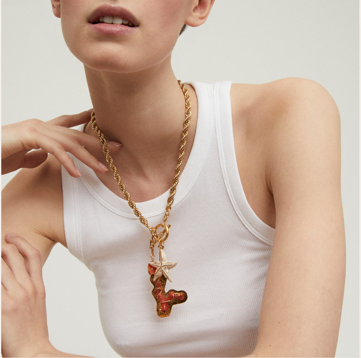 GAS BIJOUX - Collier FORMENTERA doré à l'or fin - Coup de coeur de la boutique